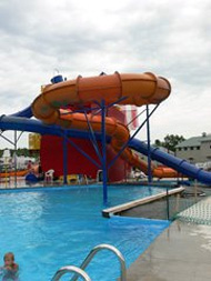 Glissoires avec piscine Projet Otamac